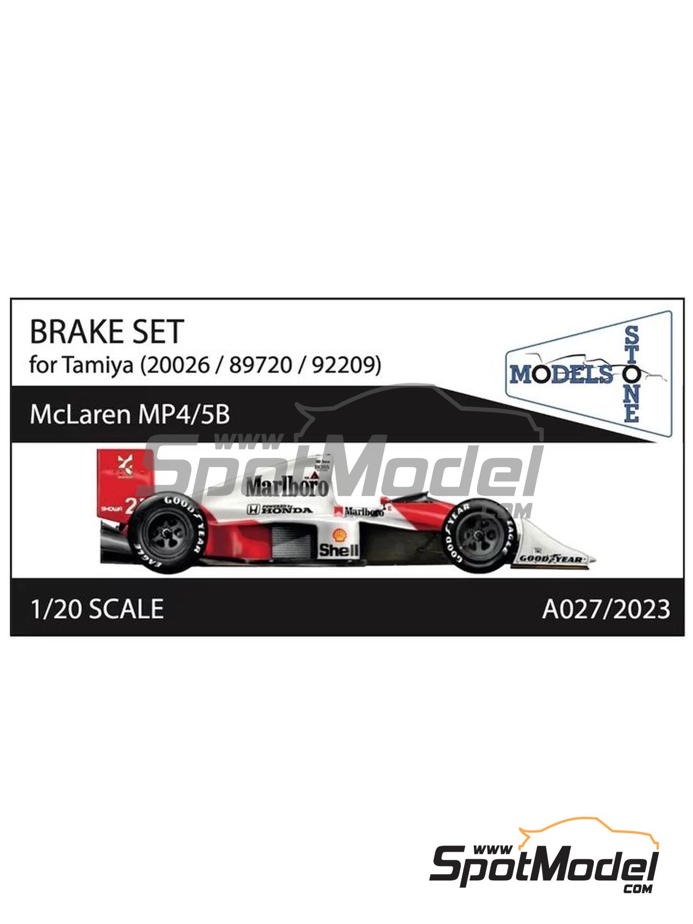 McLaren Honda MP4/5B. Brakes in 1/20 scale manufactured by Stone Models  (ref. A027-2023, also A027/2023)